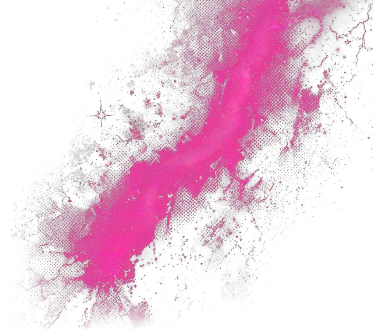 Pinkes Leuchten im Hintergrund
